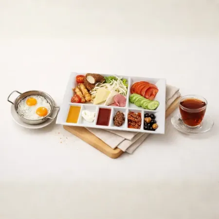 Zengin Serpme Kahvaltı Tabağı